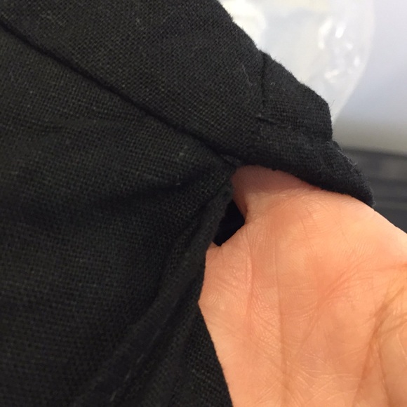 ZARA BLACK LINEN WRAP BOW TIE BACK MIDI MAXI DRESS $69.90 - Picture 14 of 14